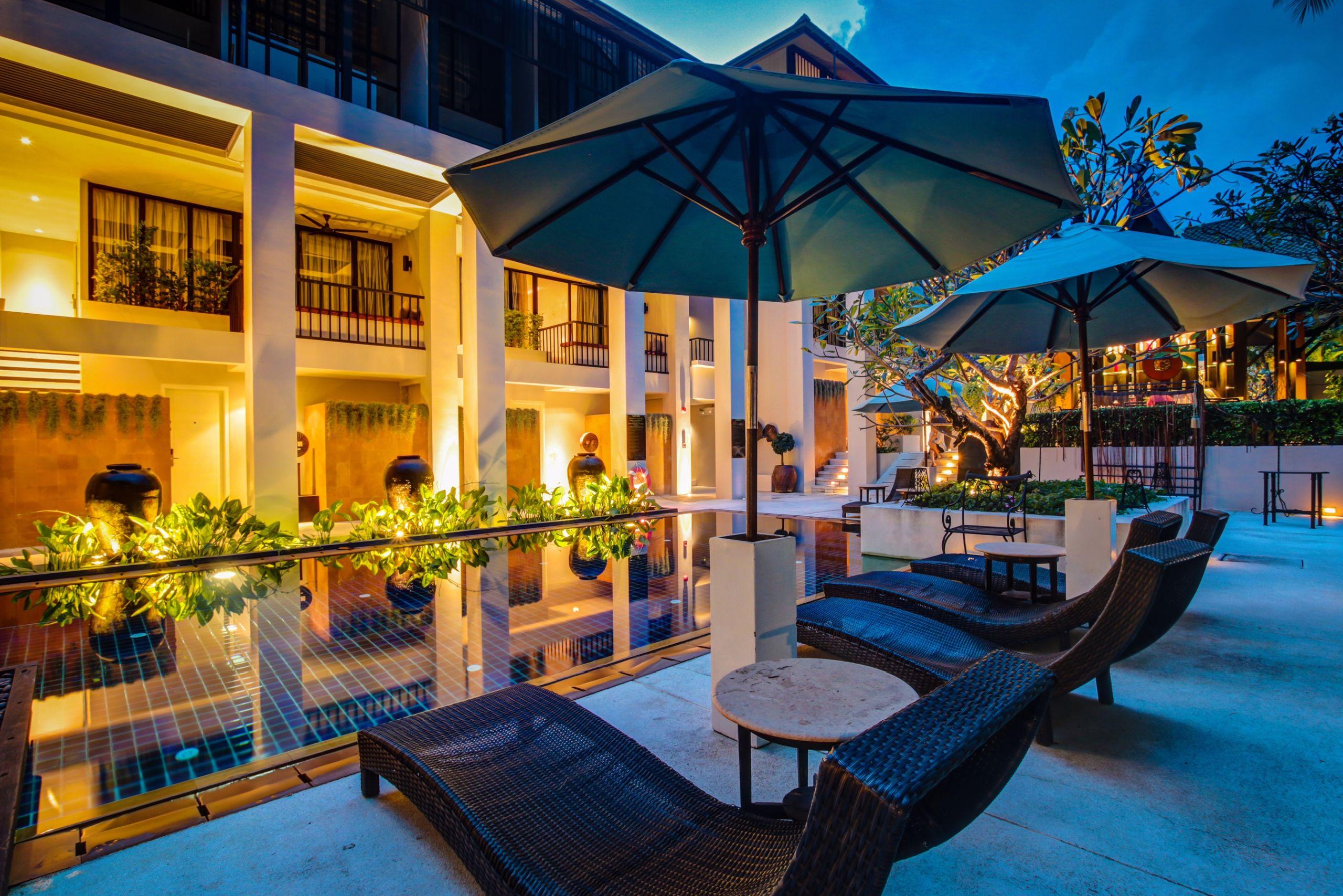 Outrigger Surin Beach Resort - Sha Extra Plus Exterior photo The hotel's pool
